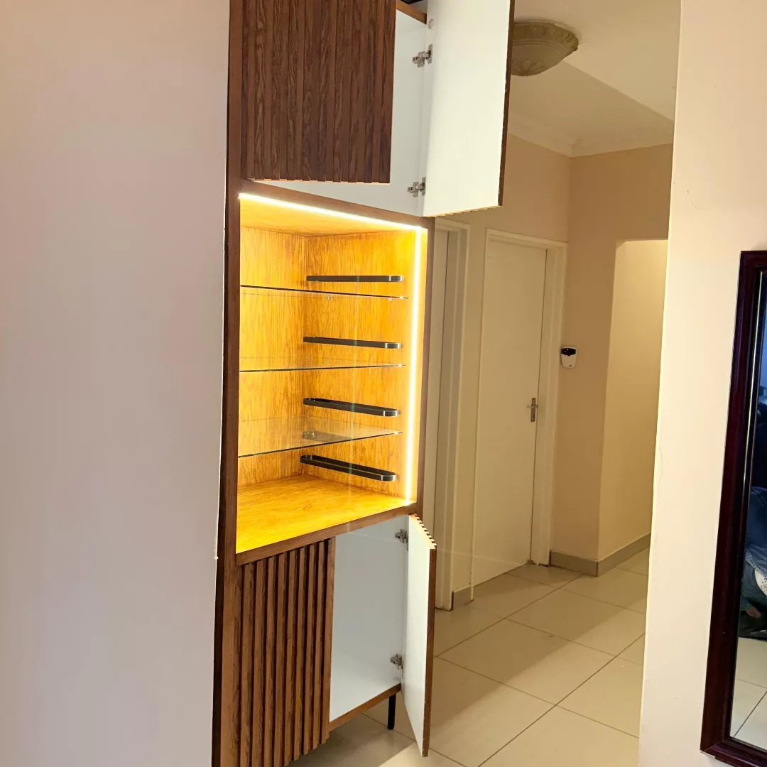 Custom Wine Display Cabinet - Image 6